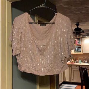 Bejeweled crop top